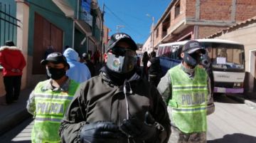 Los infractores fueron sorprendidos en la zona de San Cristóbal de Potosí. FOTO: GACIP