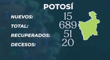 Potosí en el reporte del Ministerio de Salud