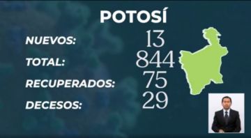 Potosí en el reporte del Ministerio de Salud
