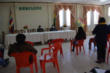 La reunión se desarrolló en Caiza D. FOTO SEDEGES