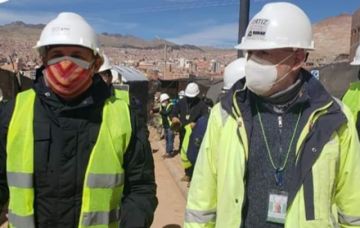 Verificaron el avance de obras en este centro hospitalario.