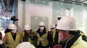 Verificaron el avance de obras en este centro hospitalario.