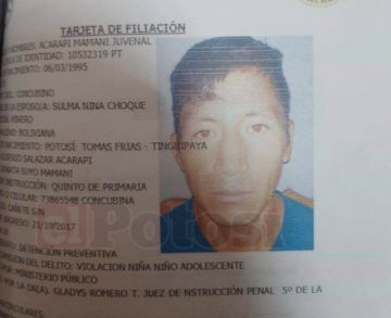 Las fotografías de los dos internos