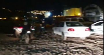 Cercanías del penal, la noche del domingo