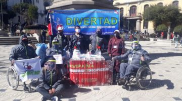Tienen tres puntos de acopio de ayuda.