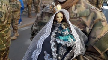 la procesión llegó hasta el centro de la ciudad de Potosí.