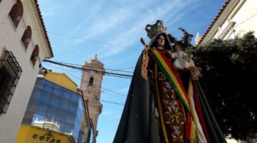 la procesión llegó hasta el centro de la ciudad de Potosí.