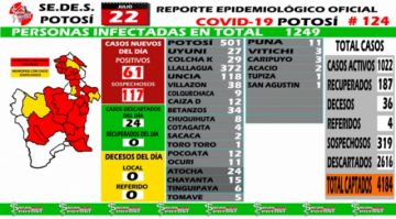 Reporte departamental del Sedes Potosí