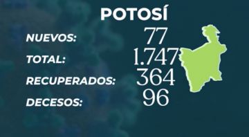 Potosí en el reporte del Ministerio de Salud