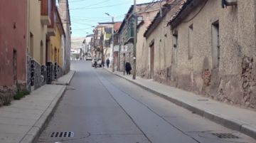 Las calles de Potosí, el primer día de encapsulamiento