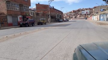 Las calles de Potosí, el primer día de encapsulamiento
