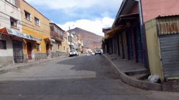 Las calles de Potosí, el primer día de encapsulamiento