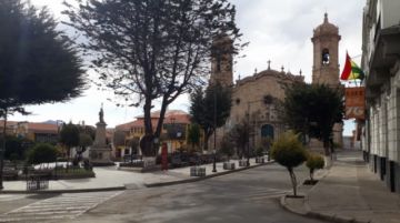 Las calles de Potosí, el primer día de encapsulamiento