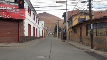 Las calles de Potosí, el primer día de encapsulamiento