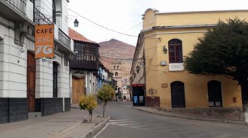 Las calles de Potosí, el primer día de encapsulamiento
