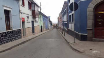 Las calles de Potosí, el primer día de encapsulamiento