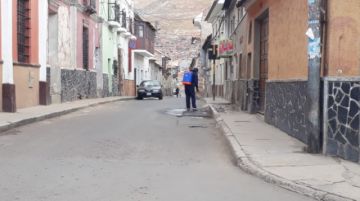 Las calles de Potosí, el primer día de encapsulamiento