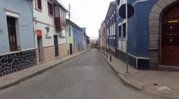 Las calles de Potosí, el primer día de encapsulamiento