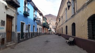 Las calles de Potosí, el primer día de encapsulamiento