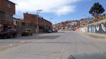 Las calles de Potosí, el primer día de encapsulamiento