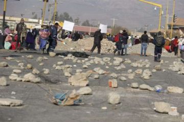 Los bloqueos se registran en todo el país.