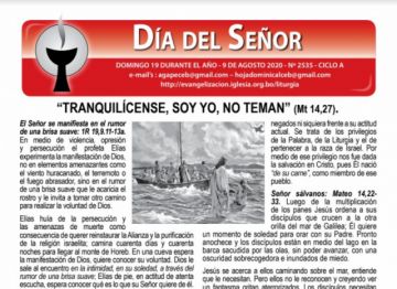 El padre Miguel Albino comparte su oración y la hojita dominical