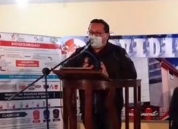 Se brindó el informe en conferencia de prensa.