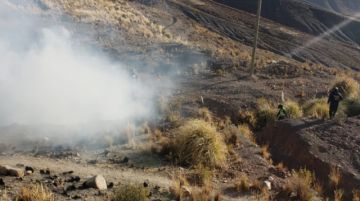 Los uniformados acudieron al lugar.