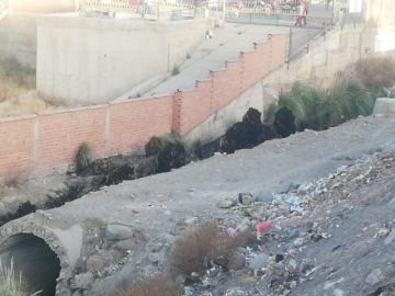 Los uniformados acudieron al lugar.