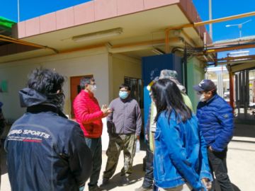 Se visitó la planta de oxígeno en Karachipampa