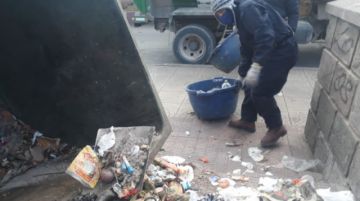 Encontraron este material en contenedores. FOTO EMAP