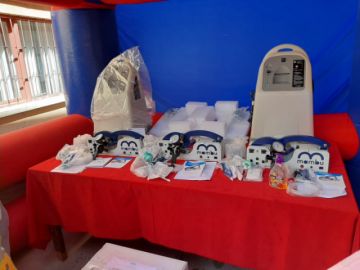 De los cuatro concentradores, dos se quedaron en Tupiza y los dos restantes se distribuyó a uno para Atocha y Cotagaita.