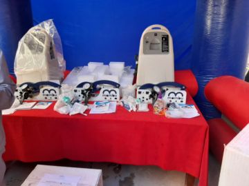 De los cuatro concentradores, dos se quedaron en Tupiza y los dos restantes se distribuyó a uno para Atocha y Cotagaita.