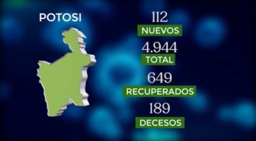 Potosí en el reporte del Ministerio de Salud