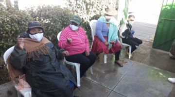 La toma de muestra se realizó esta mañana.