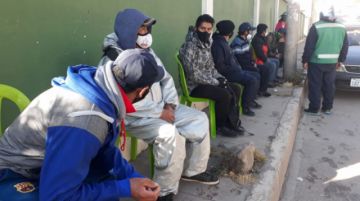La toma de muestra se realizó esta mañana.