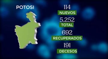 Potosí en el reporte del Ministerio de Salud