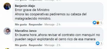 Benjamín dice que pedirán su cabeza.