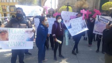 La protesta llegó hasta el centro de la ciudad de Potosí