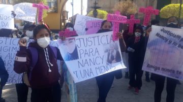 La protesta llegó hasta el centro de la ciudad de Potosí