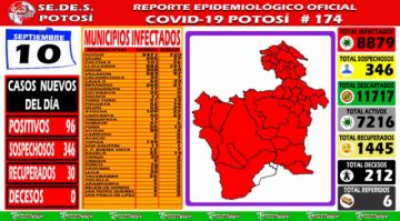 Reporte departamental del Sedes Potosí