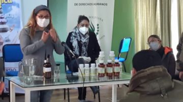 El consumo será voluntario, se informó en el acto.