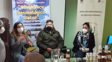 El consumo será voluntario, se informó en el acto.