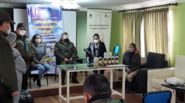 El consumo será voluntario, se informó en el acto.
