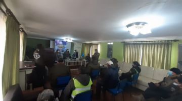 El consumo será voluntario, se informó en el acto.