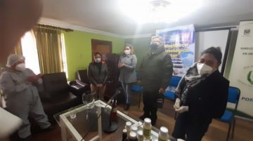 El consumo será voluntario, se informó en el acto.