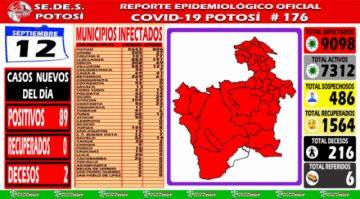 Reporte departamental del Sedes Potosí