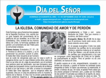 El padre Miguel Albino reflexiona en domingo y comparte la hoja dominical