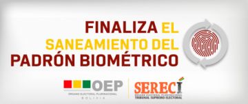 Finaliza el Saneamiento del padrón biométrico  
