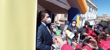 La donación está destinada al personal sanitario que trabaja en el Centro Covid que atiende a pacientes del Departamento. FOTO: LA PROMOTORA